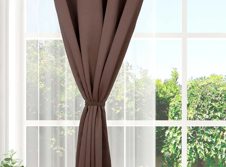 SET CORTINAS DORAL VICTORIA BLACKOUT CAFE - 3