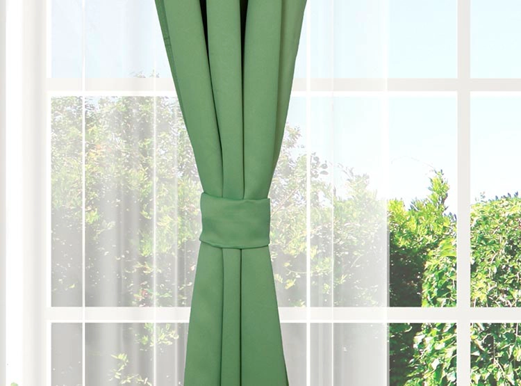 SET CORTINAS DORAL VICTORIA BLACKOUT VERDE - 3