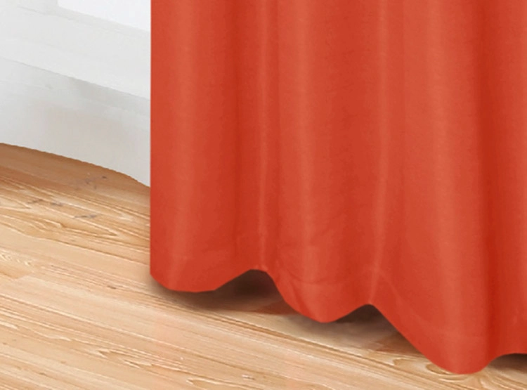 SET CORTINAS DORAL TABATHA RUSTICO PASADOR TERRACOTA - 3