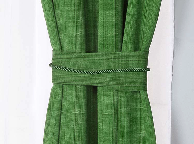 SET CORTINAS DORAL CAMILA ARGOLLA VERDE - 2