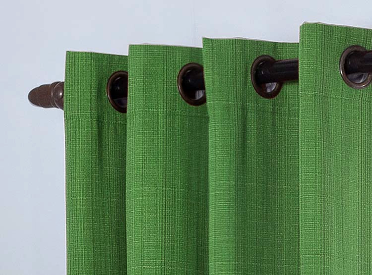 SET CORTINAS DORAL CAMILA ARGOLLA VERDE - 3
