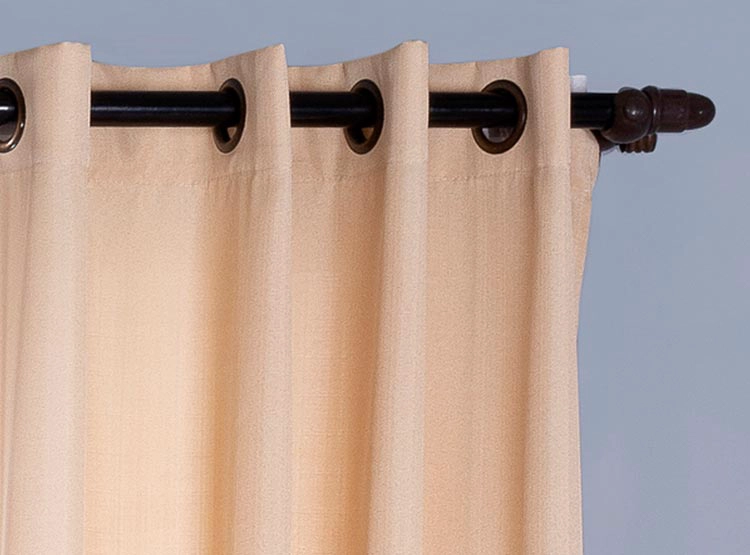 SET CORTINAS DORAL RUSTICO ARGOLLA MAIZ - 3