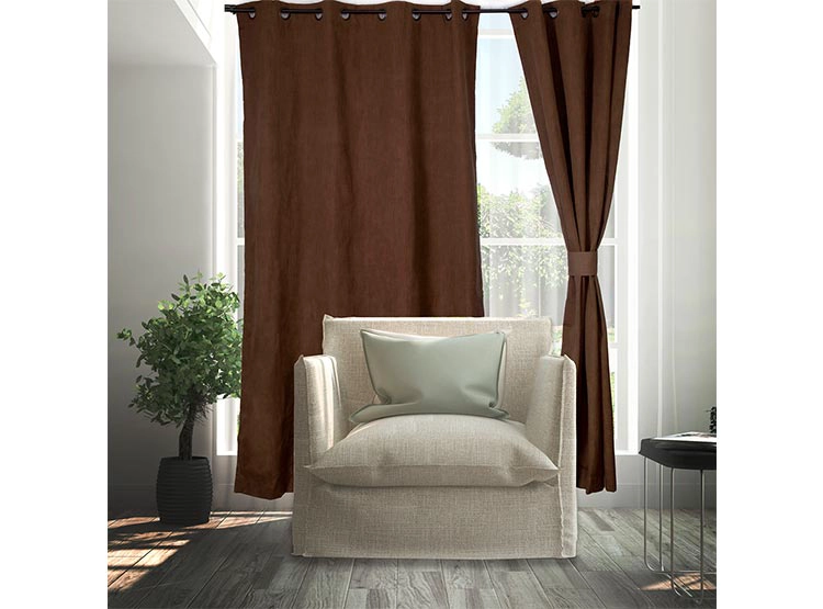SET CORTINAS DORAL CITY BLACKOUT ARGOLLA CAFE - 1