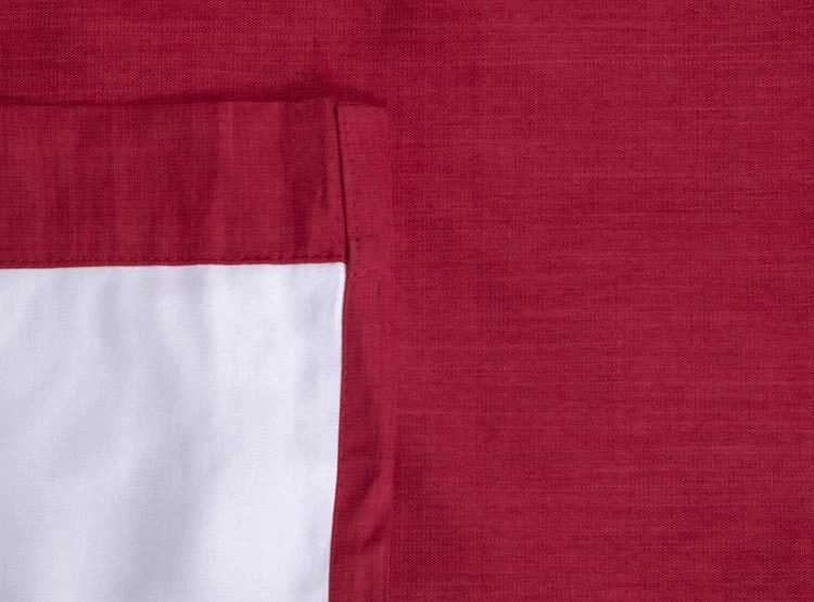 SET CORTINAS DORAL CITY BLACKOUT ARGOLLA ROJO - 5