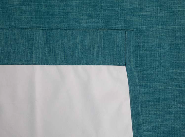 SET CORTINAS DORAL CITY BLACKOUT ARGOLLA AZUL - 4