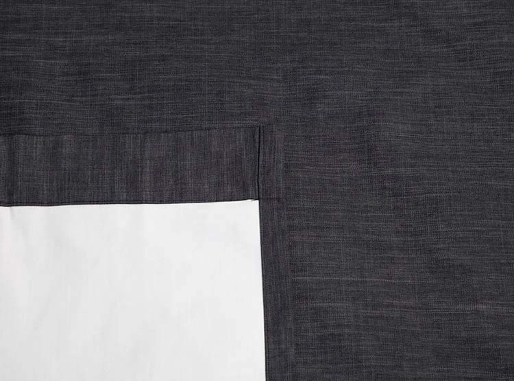 SET CORTINAS DORAL CITY BLACKOUT ARGOLLA NEGRO - 5