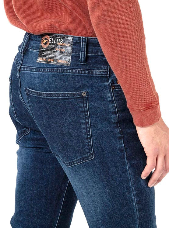JEANS SLIM HOMBRE ELLUS DARK BLUE VIP - 5
