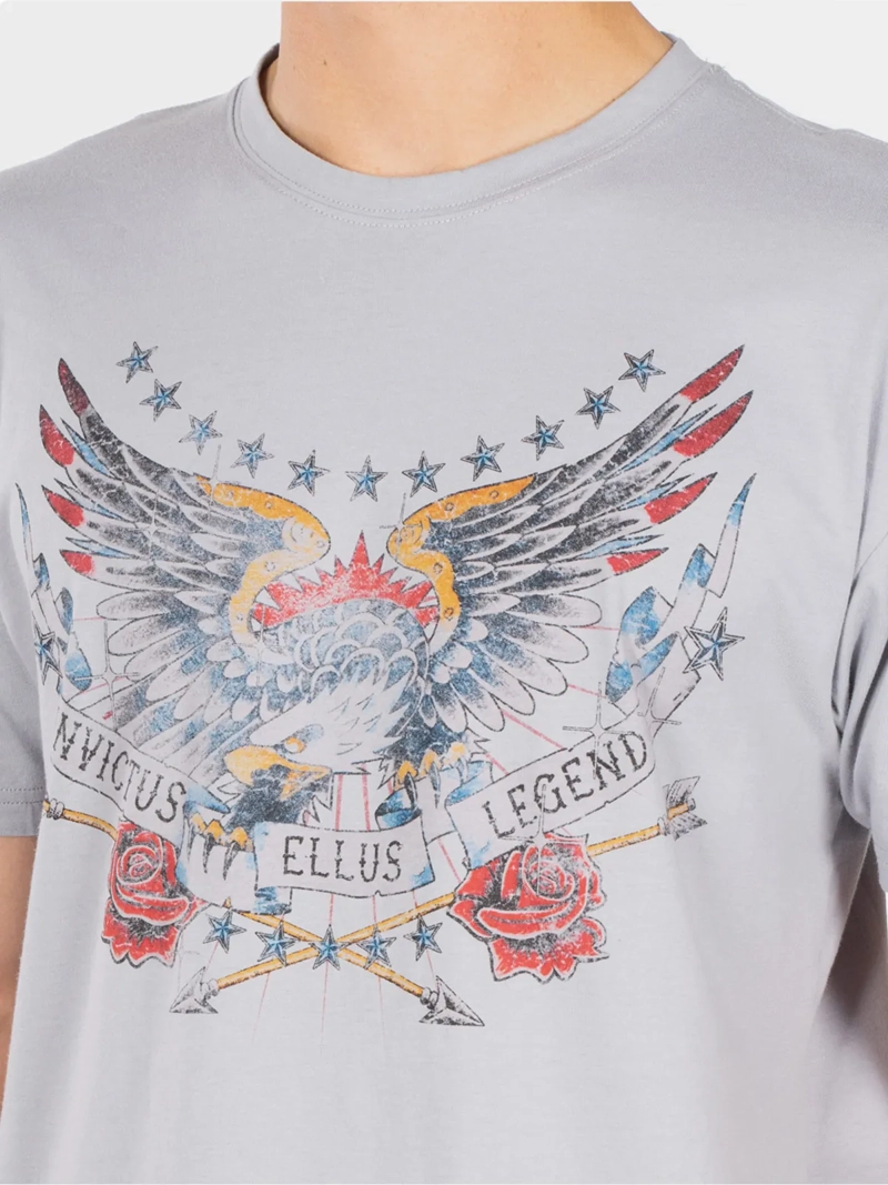 POLERA HOMBRE ELLUS ALGODÓN MANGA CORTA - 3