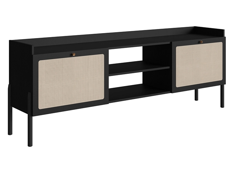 RACK DECOCASA OSLO 27930E NEGRO - 1