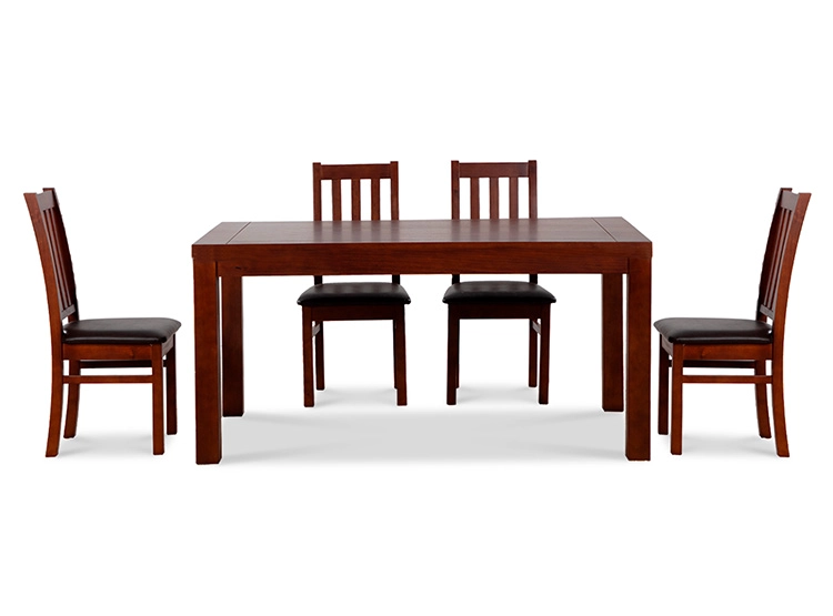 JUEGO DE COMEDOR CIC ÑUBLE PU 6 SILLAS CHOCOLATE - 6