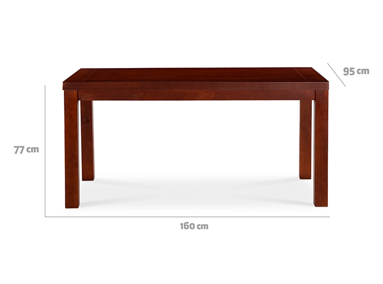 JUEGO DE COMEDOR CIC ÑUBLE PU 6 SILLAS CHOCOLATE - 7