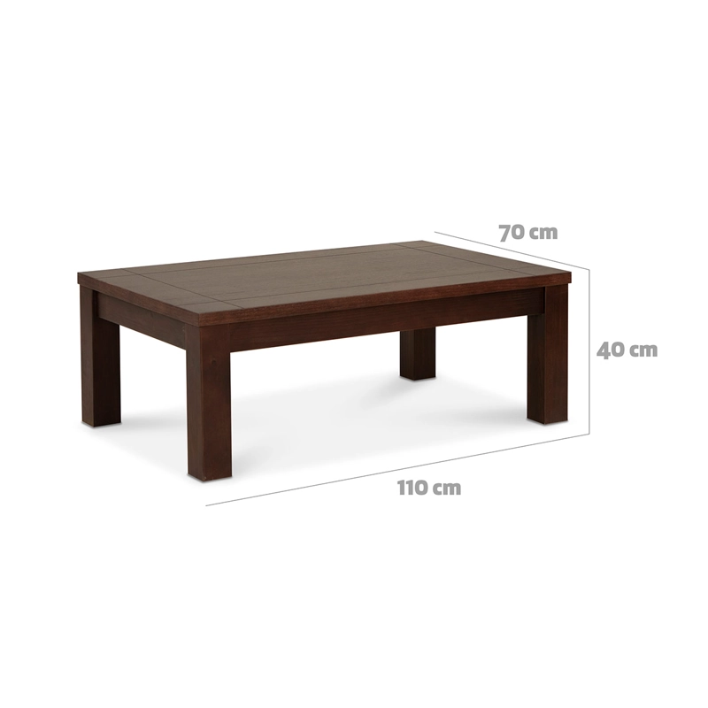MESA DE CENTRO CIC ÑUBLE MADERA DE PINO 110CM 70CM - 2