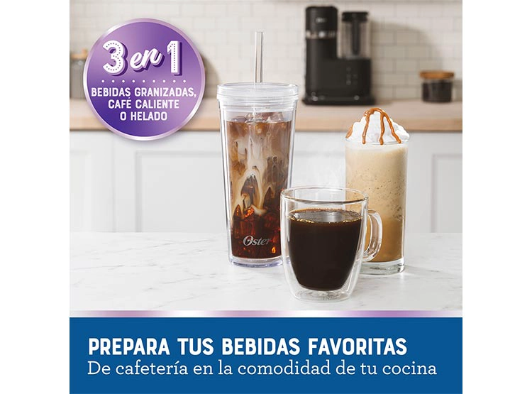 CAFETERA OSTER BVSTDC03B-052 FRAPPÉ LICUADORA BVSTDC03B Negro, foto 4