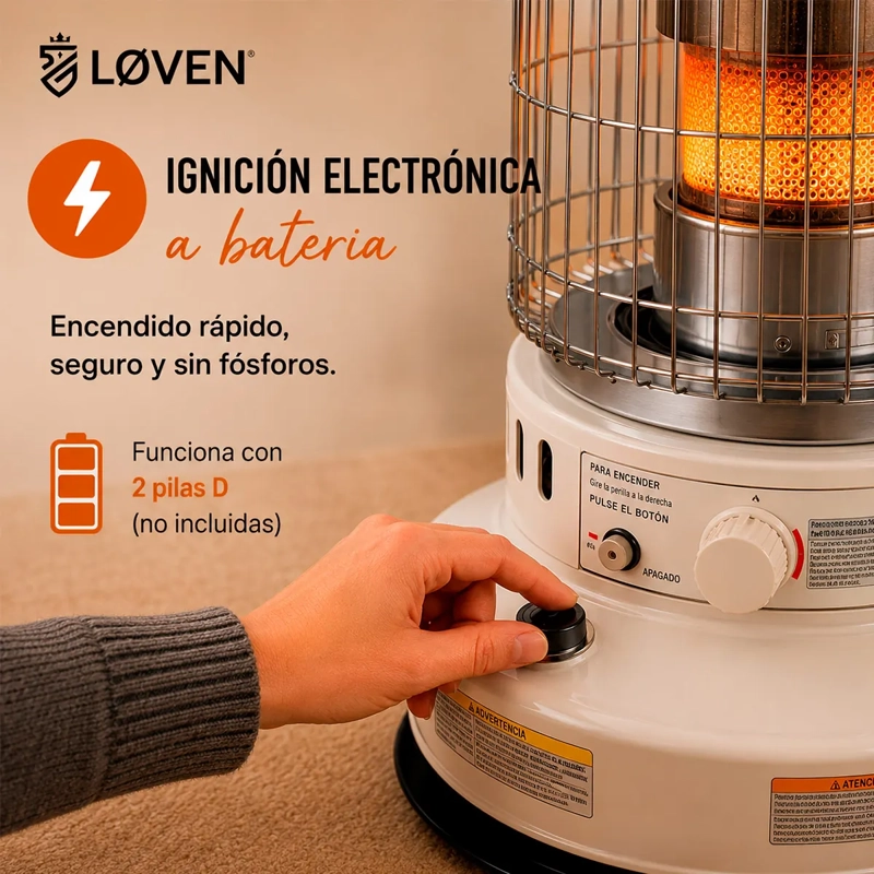 ESTUFA PARAFINA MECHA LOVEN WKH-4400 - 11