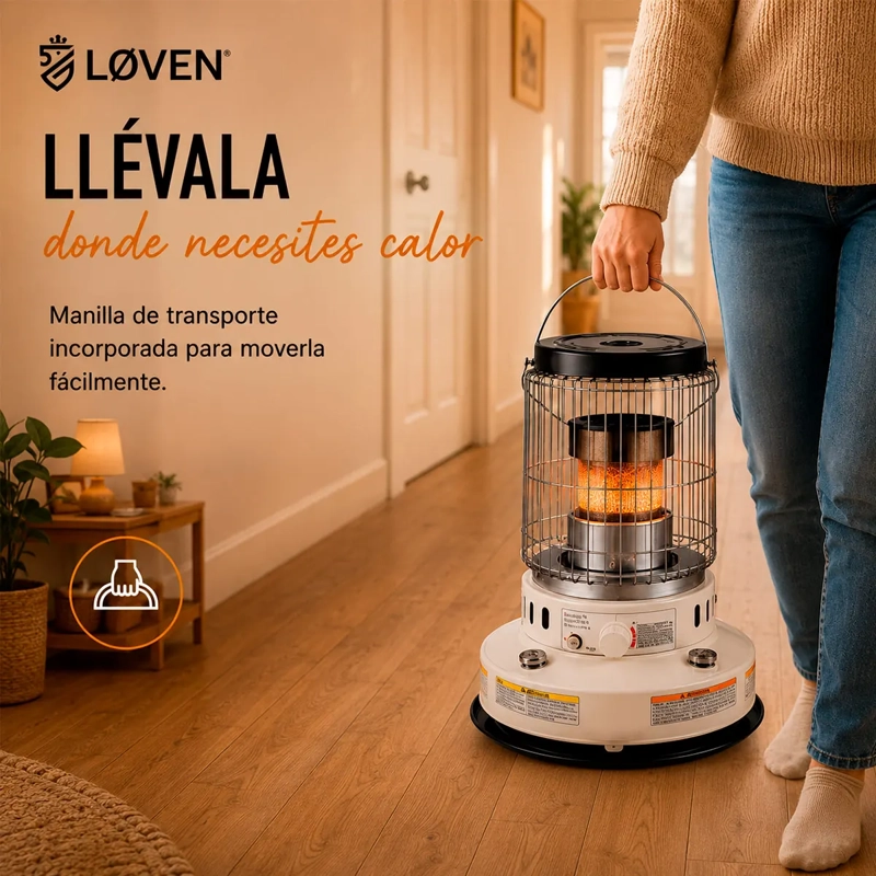 ESTUFA PARAFINA MECHA LOVEN WKH-4400 - 12