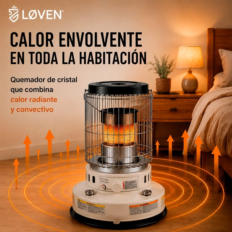 ESTUFA PARAFINA MECHA LOVEN WKH-4400 - 9