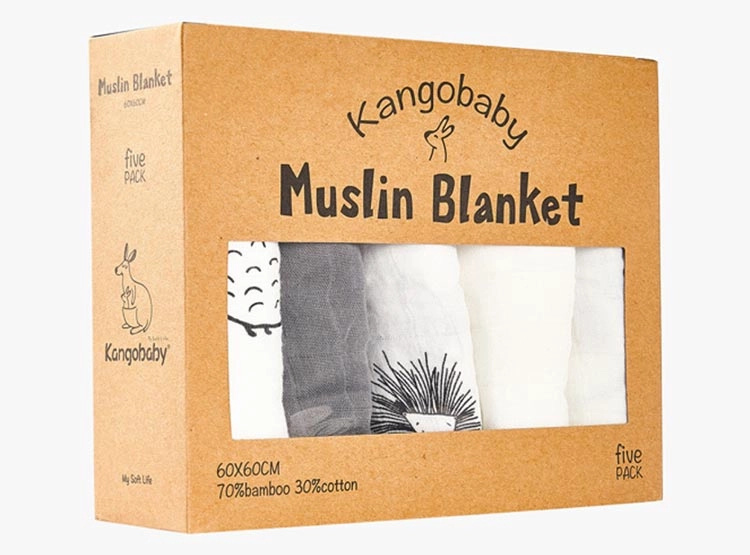 SET TOALLAS KIDSCOOL BABY ECO BAMBU BLANCAS X5 - 2