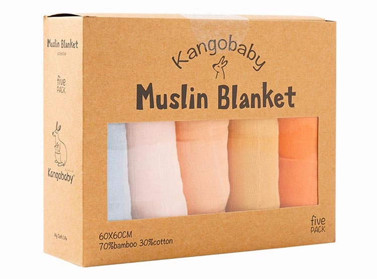 SET TOALLAS KIDSCOOL BABY ECO BAMBU COLOR X5 - 2