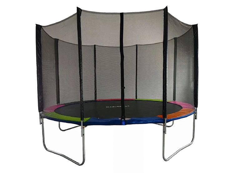 CAMA ELASTICA KIDSCOOL RAINBOW CON ESCALERA 365CM - 1