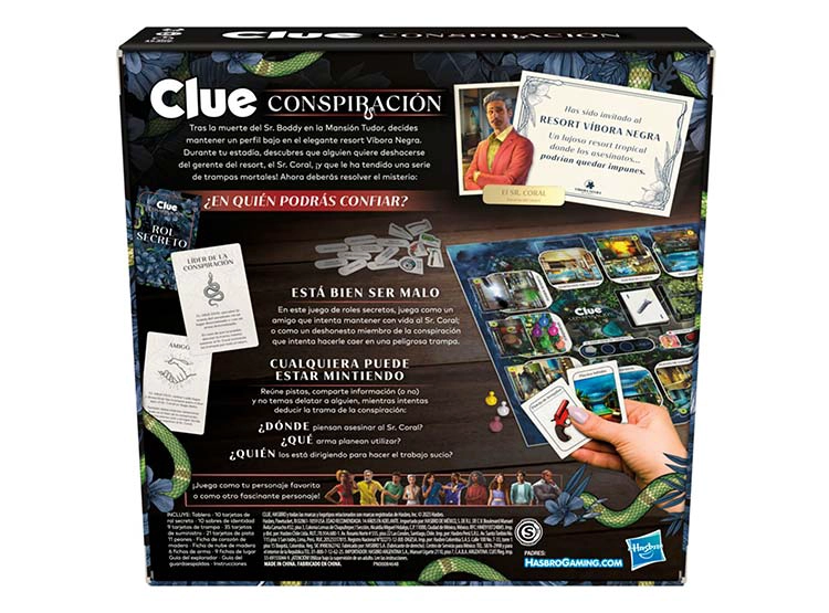 JUEGO DE MESA CLUE CONSPIRACION - 4