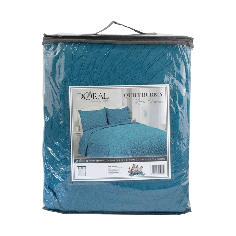 CUBRECAMA QUILT BUBBLY 2 P DORAL - 4