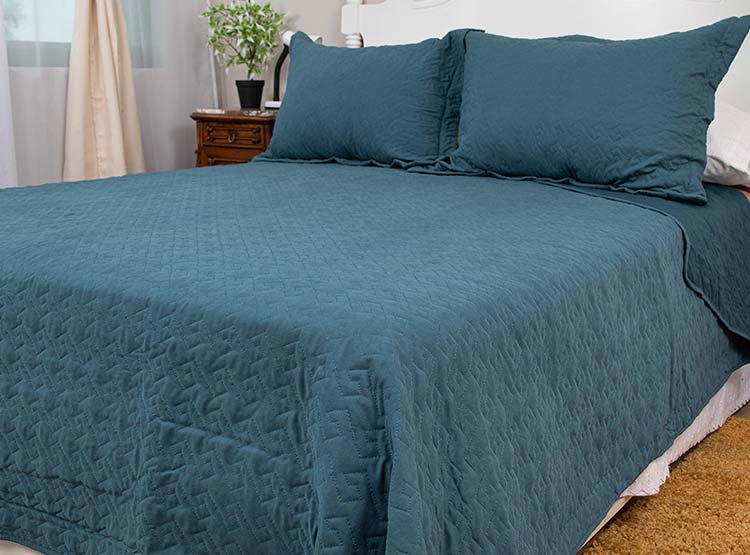 CUBRECAMA QUILT VELVETY  2 P DORAL - 1