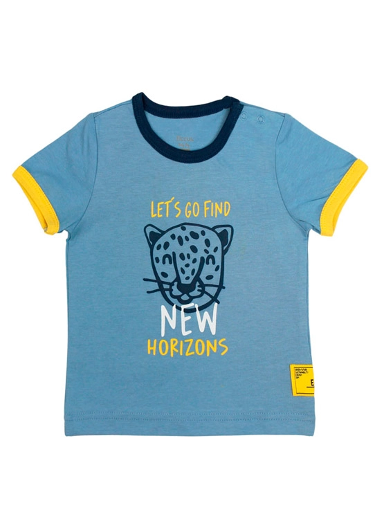 POLERA ALGODÓN NIÑO FICCUS EARTH - 1