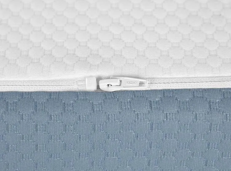 JUEGO DE DORMITORIO CIC CAMA EUROPEA GALES EXCELLENCE BN 2 PLAZAS + RESPALDO GRIS - 4
