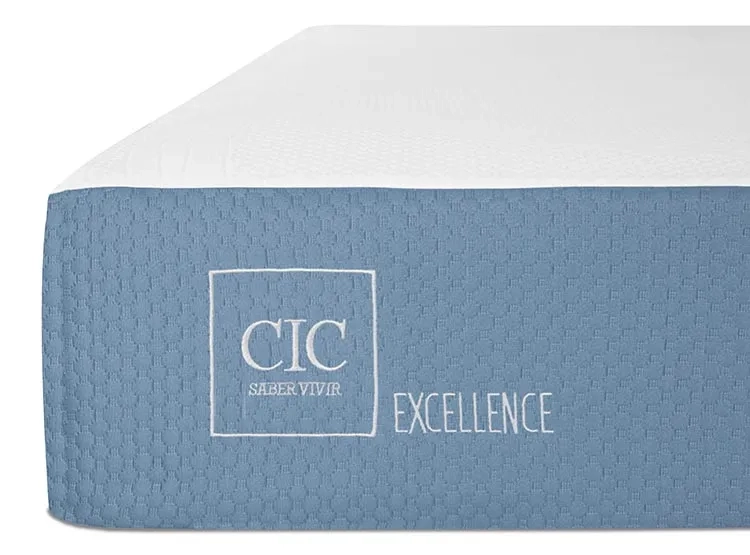JUEGO DE DORMITORIO CIC CAMA EUROPEA VILLARRICA EXCELLENCE 1 PLAZA + RESPALDO GRIS - 6