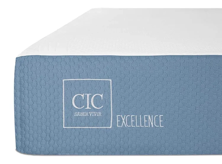 JUEGO DE DORMITORIO CIC CAMA EUROPEA VILLARRICA EXCELLENCE BN 2 PLAZAS + SET GRIS - 6