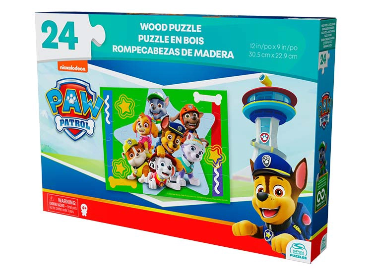 PUZZLE PAW PATROL MADERA 24 PIEZA - 4