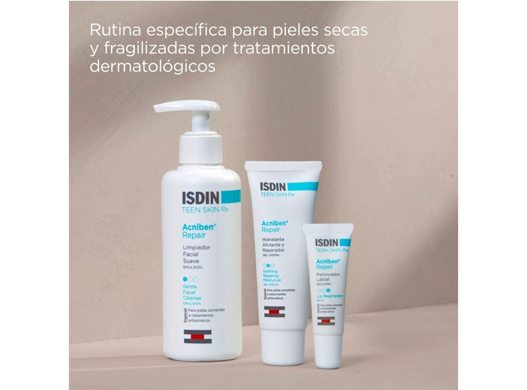 CREMA FACIAL ISDIN GEL HIDRATANTE ACNIBEN REPAIR RX ALIVIANTE REPARADOR 40 ML - 7