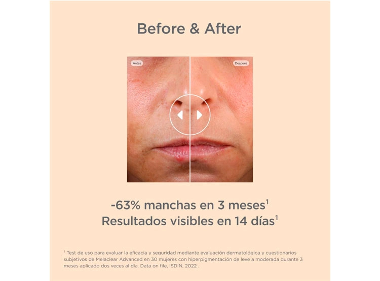 SERUM FACIAL ISDIN ANTIMANCHAS NUEVO CEUTICS MELACLEAR ADVANCED ÁCIDO TRANEXÁMICO 30 ML - 8