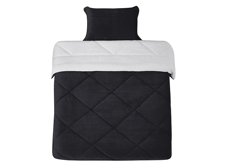 PLUMON RIPLEY HOME FLANNEL C/SHERPA OI24 1.5PL NEGRO - 2
