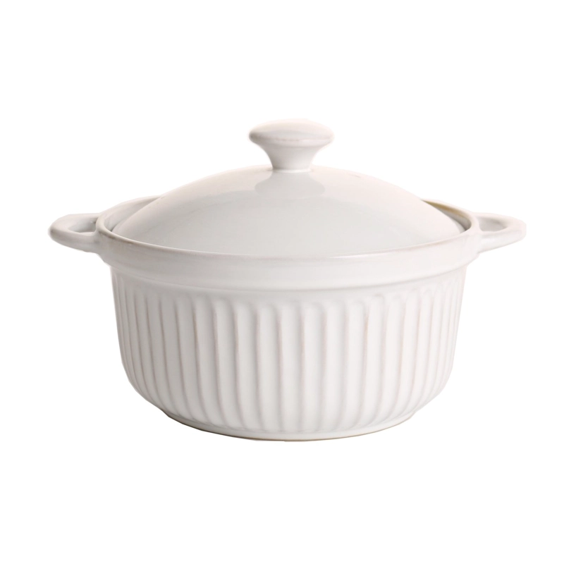 FUENTE HORNO MAISON LINETT MARGARITA REDONDA TAPA BLANCO - 1