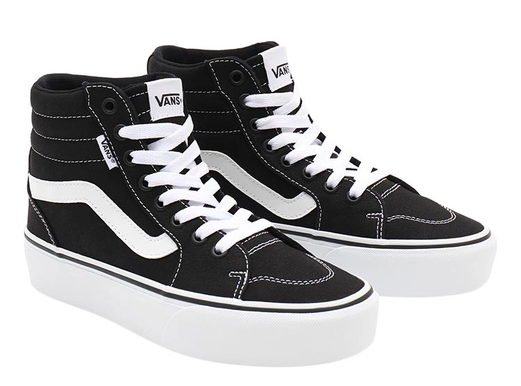 ZAPATILLAS MUJER VANS URBANAS NEGRO FILMORE HI PLATFORM - 2