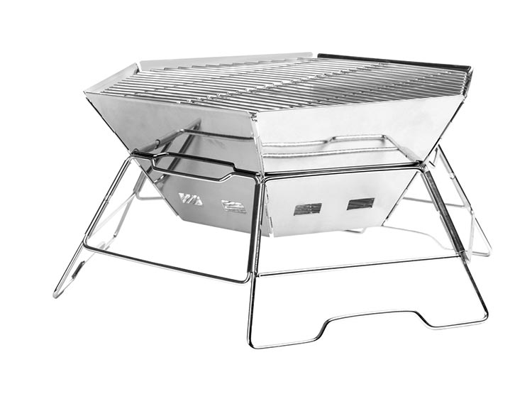 PARRILLA PORTÁTIL DOITE HEXA GRILL ACERO - 2