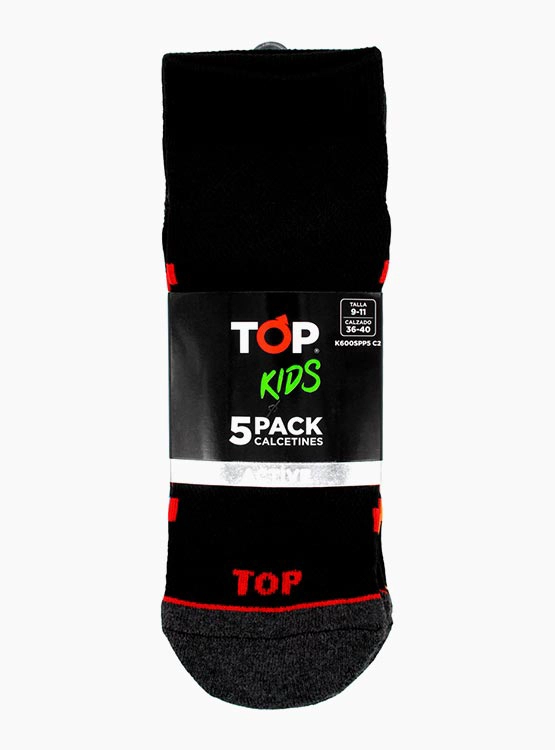 CALCETINES ALGODÓN PARA NIÑO TOP - 7