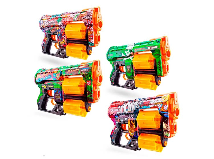 LANZA DARDOS X-SHOT DREAD SKINS CON 12 DARDOS / MODELO ALEATORIO - 2
