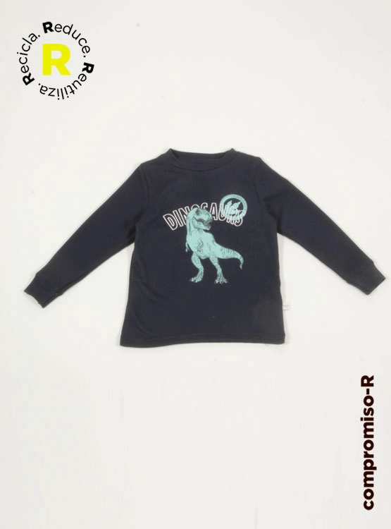 POLERA MANGA LARGA NIÑO HARVEST - 1