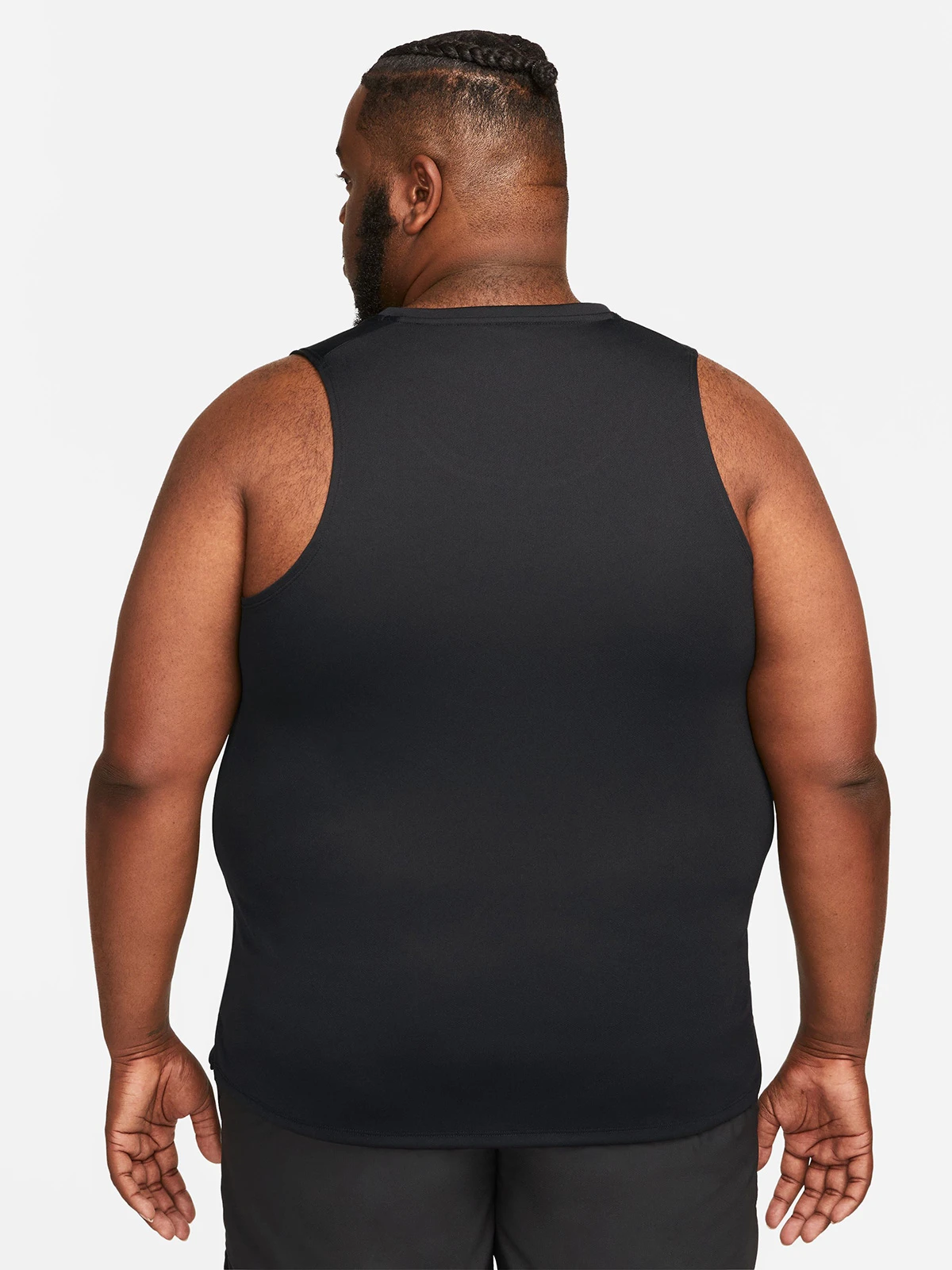 POLERA HOMBRE NIKE DV9321 NEGRO SIN MANGAS DRIFIT MILER - 3