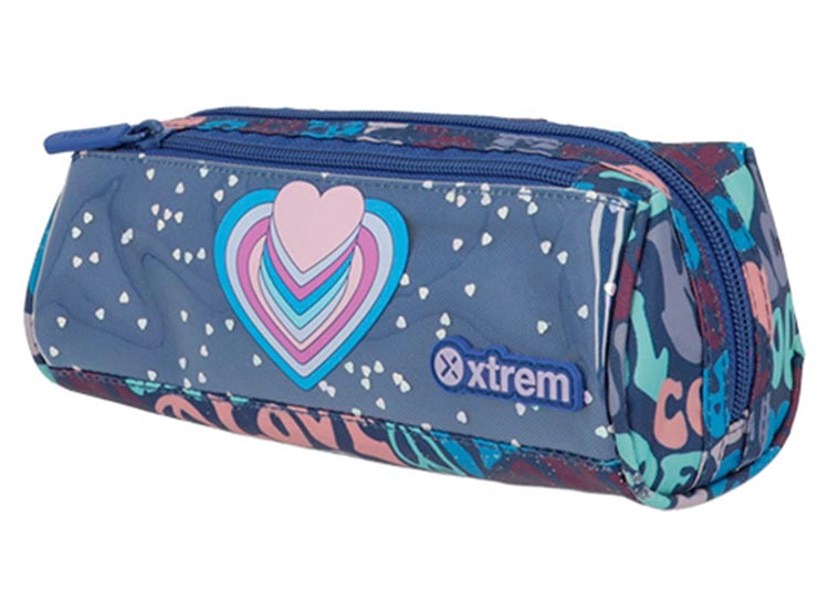 ESTUCHE XTREM CAMPBELL 4XT CORAZONES AZUL - 2