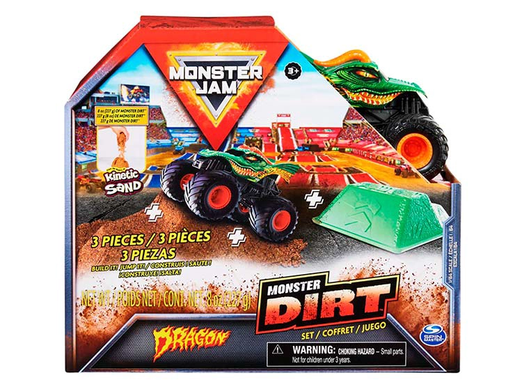 VEHICULO MONSTER JAM DIRT DRAGON - 3