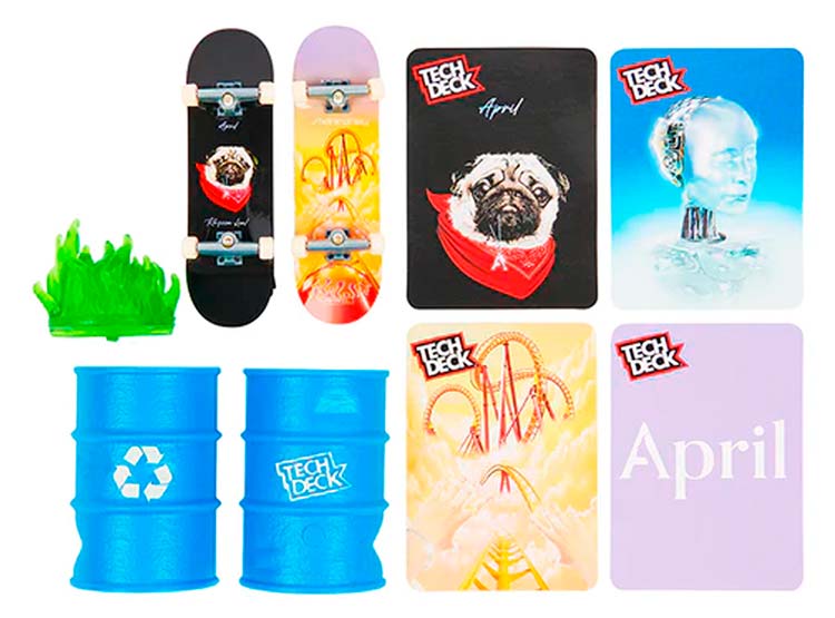 TECH DECK ACS 2 SKATES Y ACCESORIO - 11