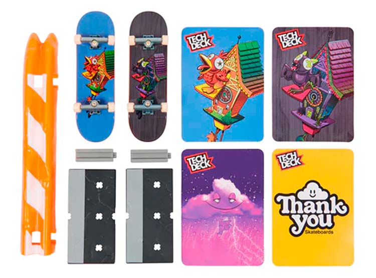 TECH DECK ACS 2 SKATES Y ACCESORIO - 14