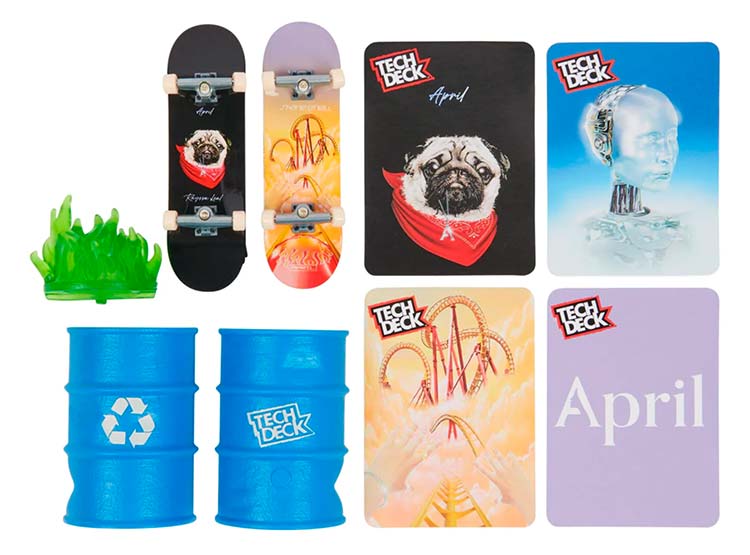 TECH DECK ACS 2 SKATES Y ACCESORIO - 9