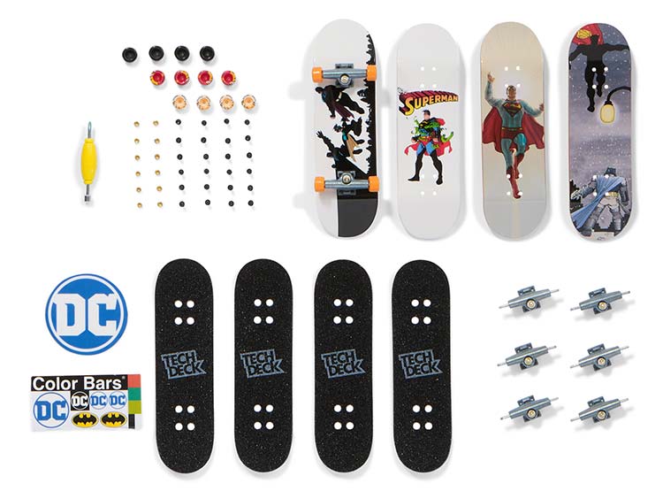 TECH DECK PACK DE 4 - 2