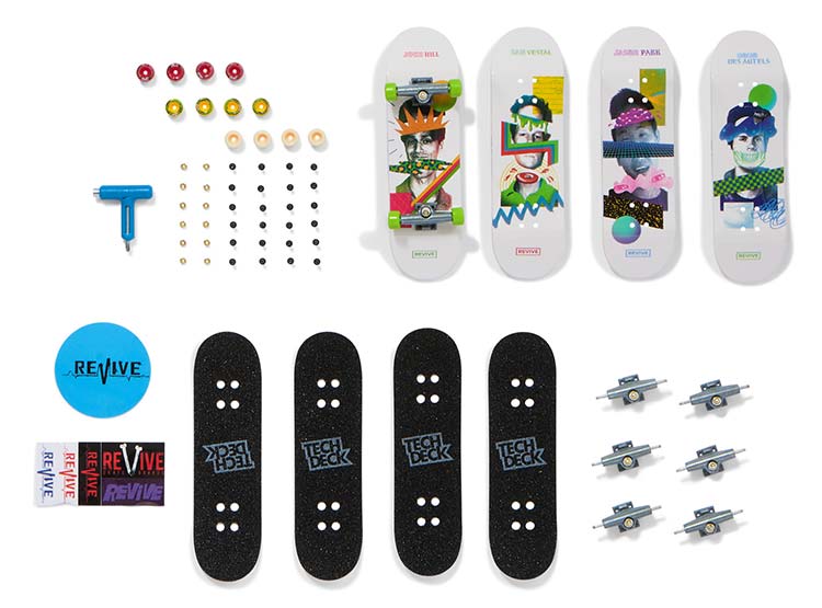 TECH DECK PACK DE 4 - 7