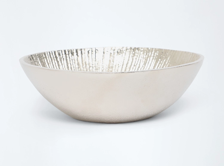 CENTRO DE MESA RIPLEY HOME OVAL PLATA - 1