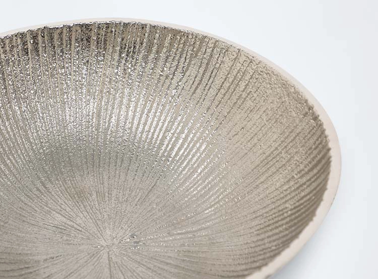 CENTRO DE MESA RIPLEY HOME OVAL PLATA - 2